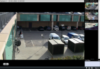 El navegador de cámara en XProtect Smart Client.