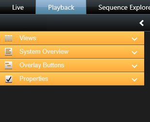 Acceder a las propiedades de la cámara y a las propiedades de botón superpuesto en XProtect Smart Client.