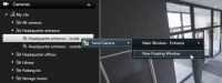Enviar cámara a una ventana flotante en XProtect Smart Client.