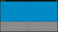 2x3 view layout of a Smart Wall monitor.