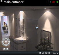 Navigera fisheye-objektiv i XProtect Smart Client.