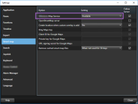 Aktivera Milestone Map Service.