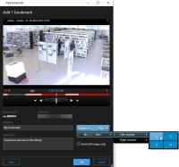 Visa bokmärkt video på en Smart Wall-bildskärm.